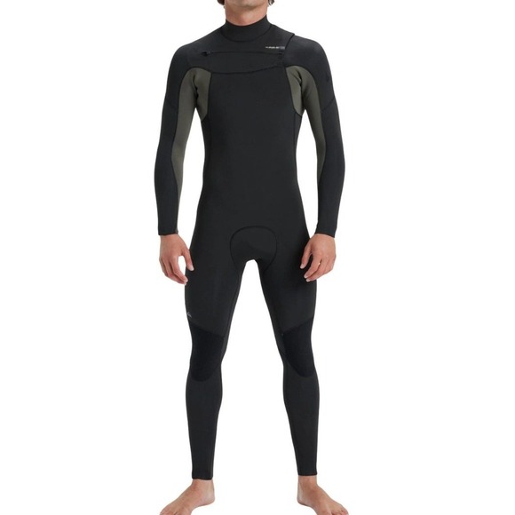 NWT Quiksilver Mens 4/3mm Everyday Sessions Full Wetsuit Black Size Small
